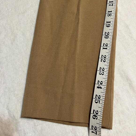 J.Crew Women’s Size 4 Camel/Tan Dress Pants – Slim/Ankle Crop - Picture 8 of 8